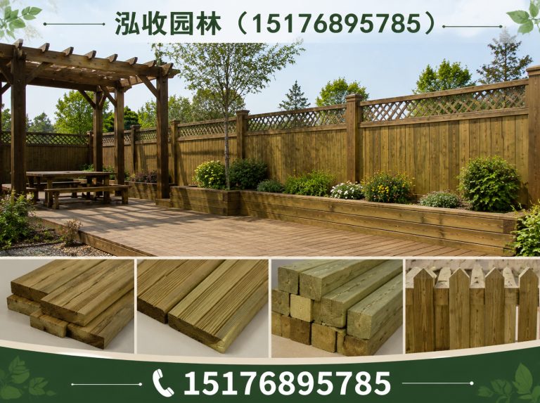 烟台京津冀防腐木工程展示图